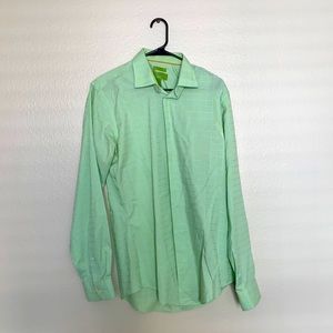 Medium Green Dress Shirt - Size 15, 34-35
